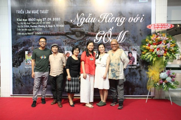 Ngẫu hứng với gốm cng 6 hoạ sĩ